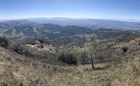 View from Mount Diablo Summit